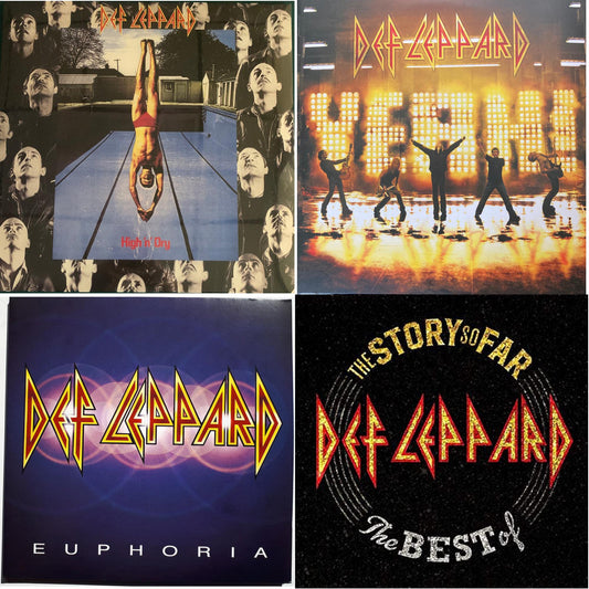 High N Dry & Yeah! (2LP) & Euphoria (2LP) & Story So Far: The Best Of Def Leppard (2 LP)