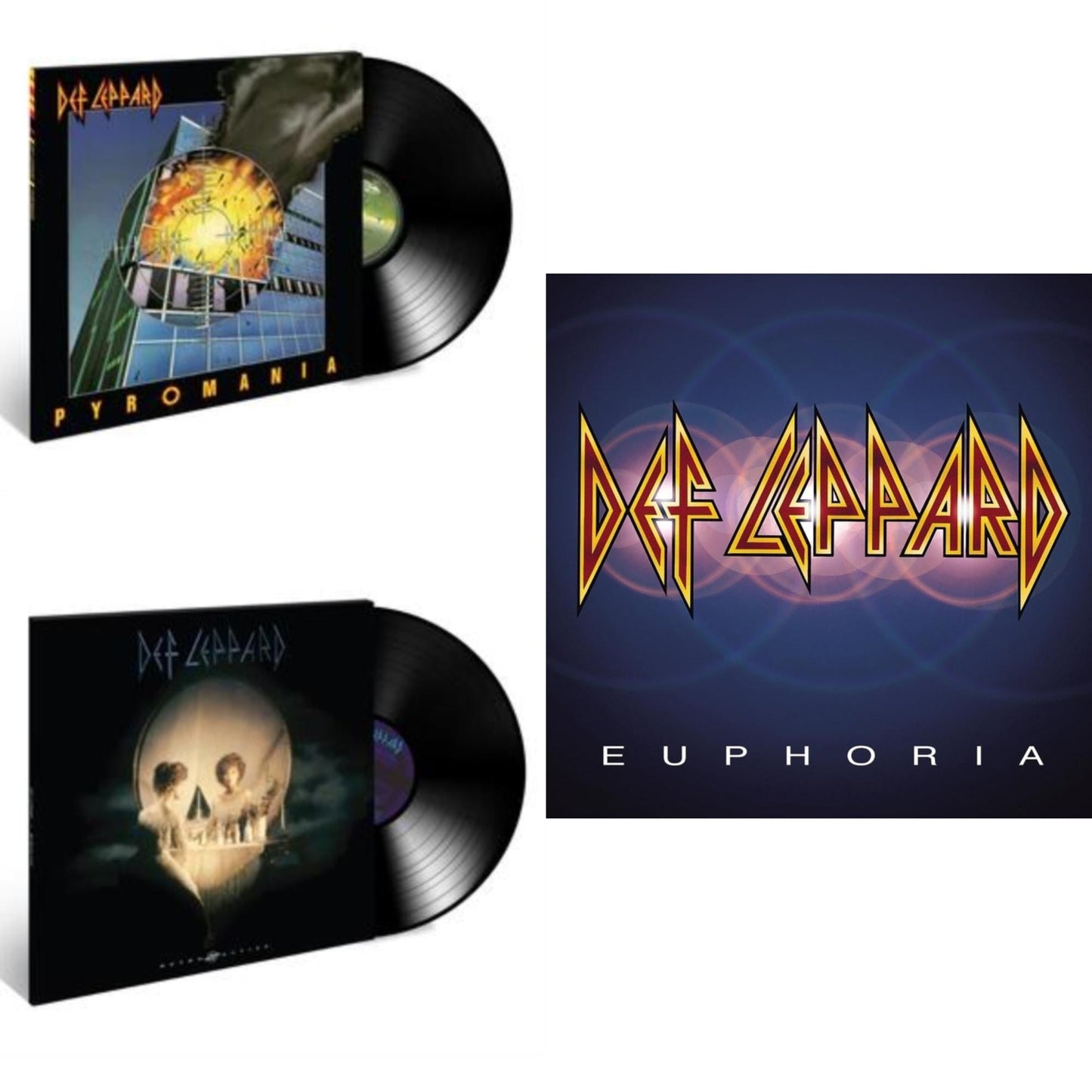 Pyromania & Retro Active (2LP) & Euphoria (2LP)