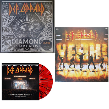 Diamond Star Halos (2LP) & Diamond Star Heroes: Live From Sheffield (Multicolor Splatter Vinyl/2LP) & Yeah! (2LP)