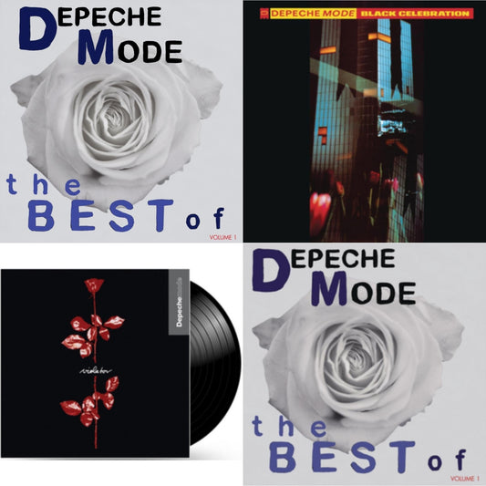 Best Of Depeche Mode Vol. 1 (3LP) & Black Celebration (180G) & Violator (180G) & Best Of Depeche Mode Vol.1