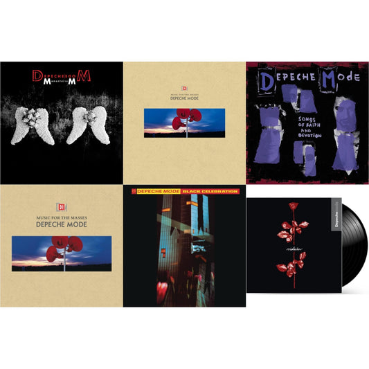 Memento Mori (2LP/Tri-Fold Jacket/Inner Sleeves/Poster) & Music For The Masses & Songs Of Faith & Devotion & Music For The Masses (180G) & Black Celebration (180G) & Violator (180G)