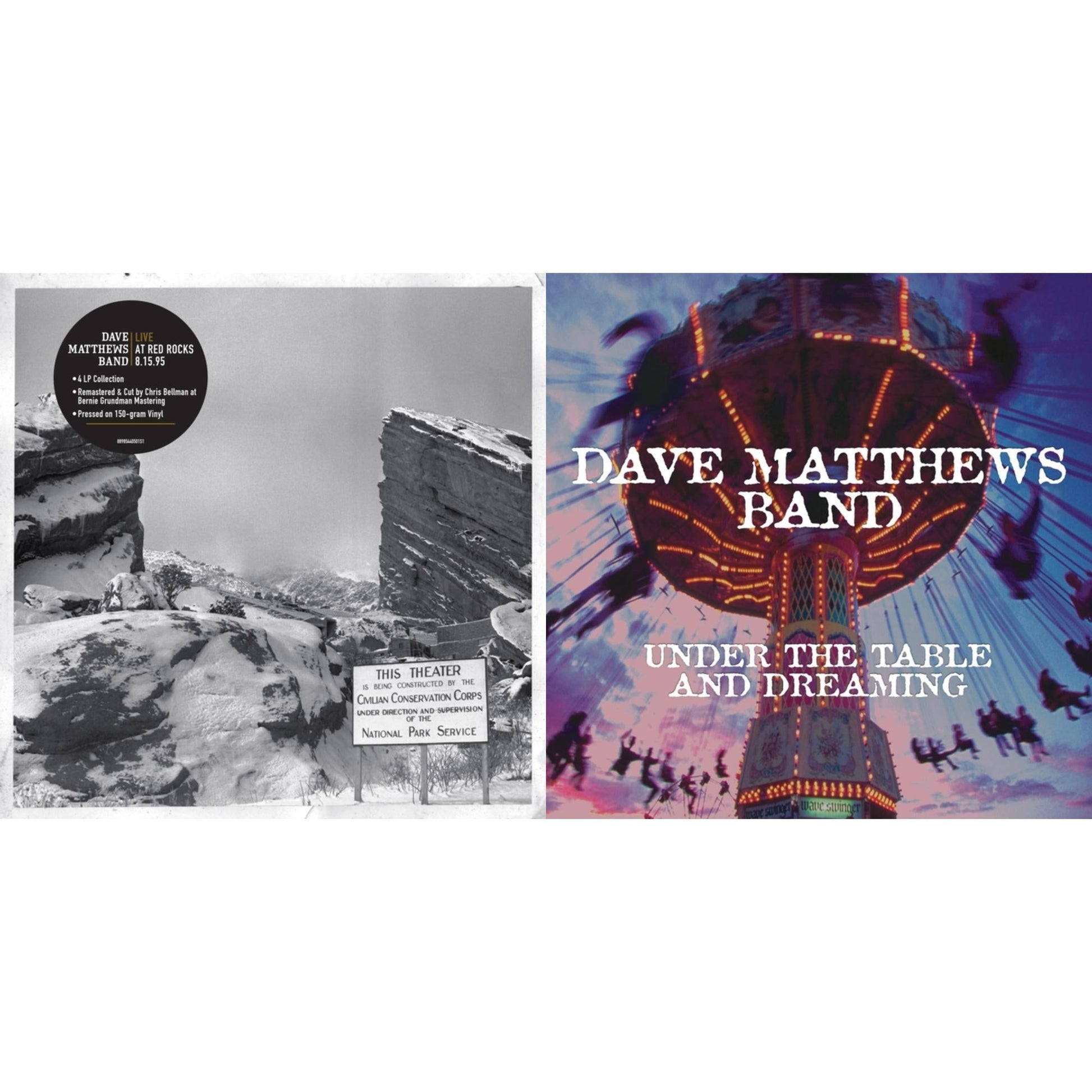 This is a 2 LP Vinyl SKU bundle.
1.This LP Vinyl is brand new.Format: LP VinylMusic Style: Pop RockThis item's title is: Under The Table And Dreaming (2 LP/150G/Dl Code)Artist: Dave Matthews BandLabel: LEGACY/ RCA RECORDSBarcode: 888750229212Release Date: 6/1/2018
2.