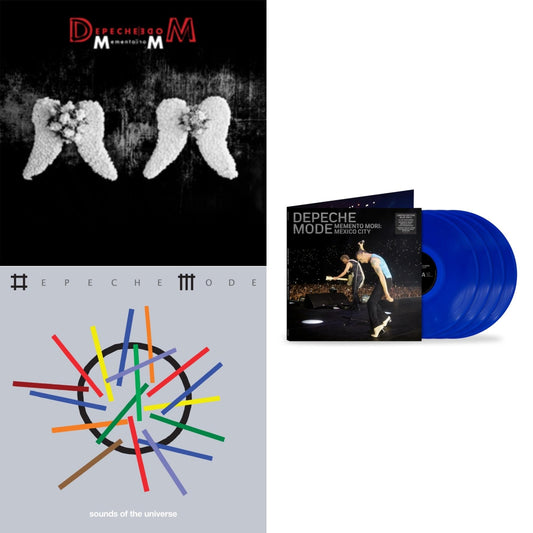 Memento Mori (2LP/180G/Translucent Red Vinyl/Side D Etching) & Sounds Of The Universe (2LP/180G) & Memento Mori: Mexico City (4LP/Blue Vinyl)