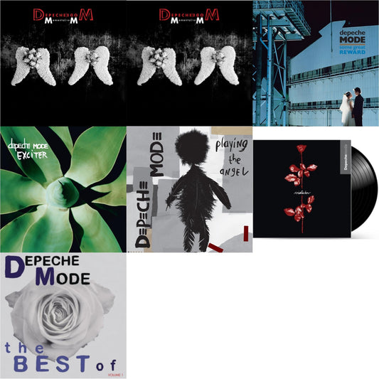 Memento Mori (2LP/Tri-Fold Jacket/Inner Sleeves/Poster) & Memento Mori (2LP/180G/Translucent Red Vinyl/Side D Etching) & Some Great Reward & Exciter (2LP) & Playing The Angel (2LP) & Violator (180G) & Best Of Depeche Mode Vol.1