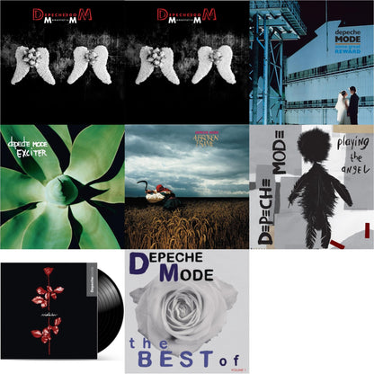 Memento Mori (2LP/Tri-Fold Jacket/Inner Sleeves/Poster) & Memento Mori (2LP/180G/Translucent Red Vinyl/Side D Etching) & Some Great Reward & Exciter (2LP) & Broken Frame (180G) & Playing The Angel (2LP) & Violator (180G) & Best Of Depeche Mode Vol.1