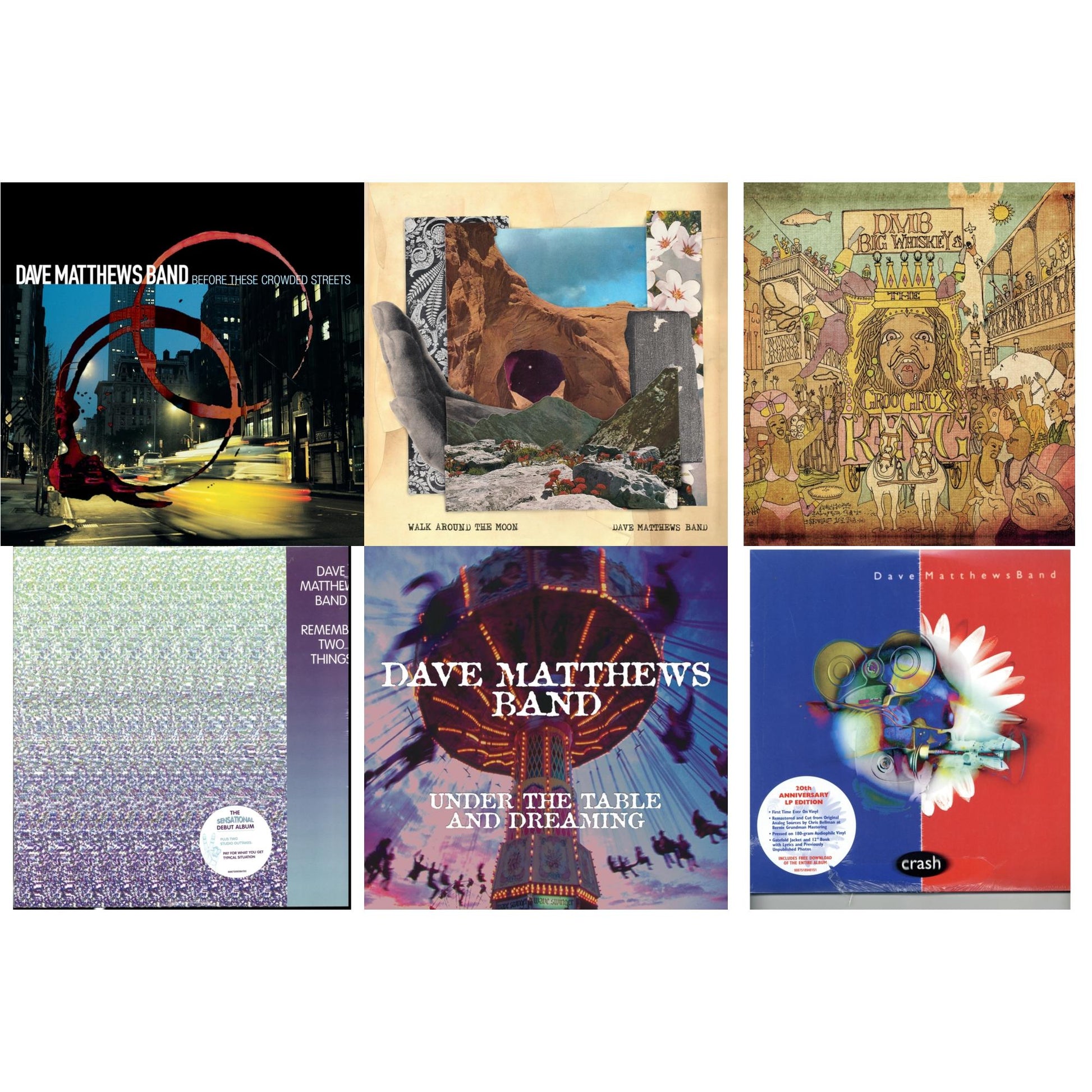 This is a 6 LP Vinyl SKU bundle.
1.This LP Vinyl is brand new.Format: LP VinylThis item's title is: Before These Crowded Streets (2LP)Artist: Dave Matthews BandLabel: LEGACYBarcode: 190759901519Release Date: 11/3/2023
2.This LP Vinyl is brand new.