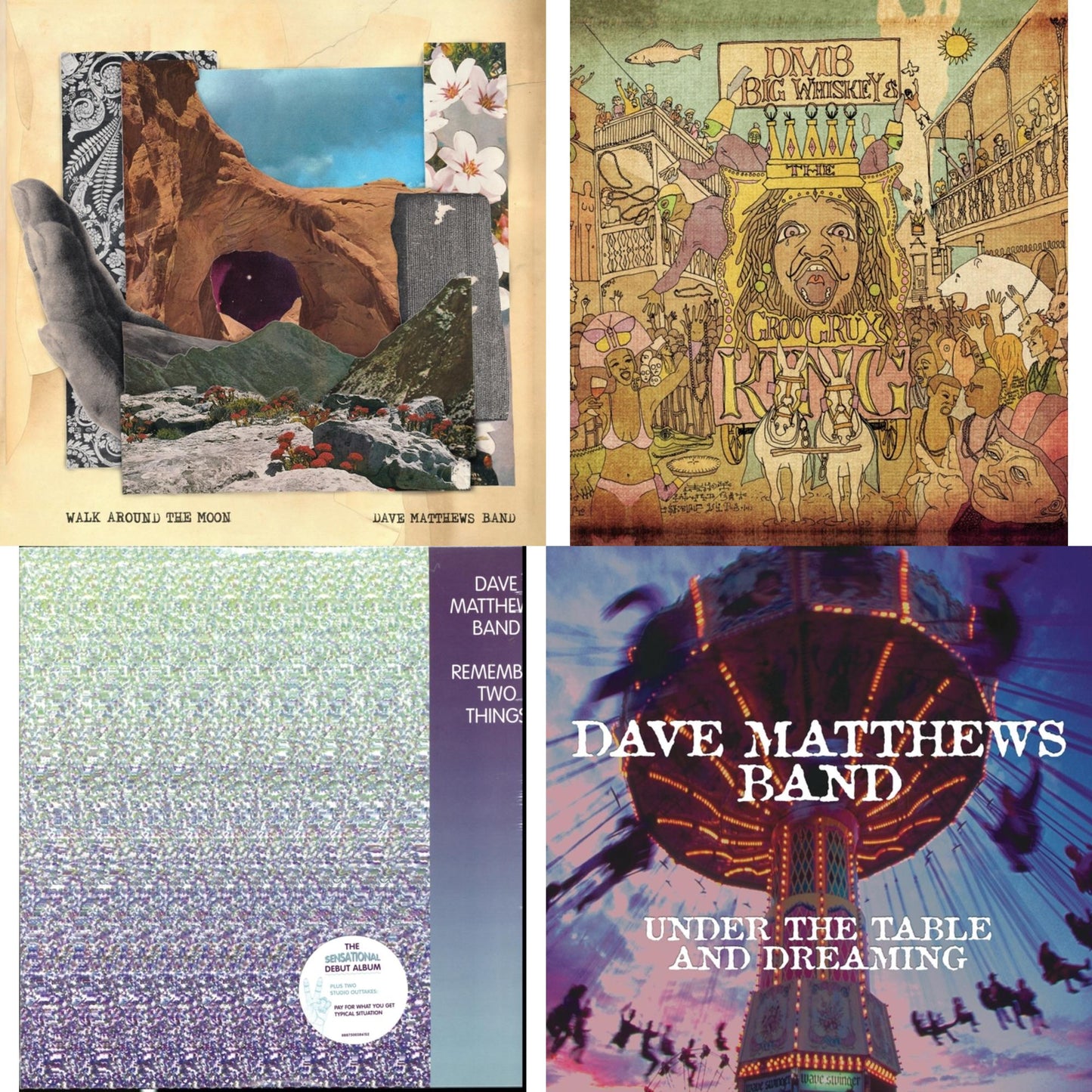 Walk Around The Moon & Big Whiskey & The Groogrux King (2LP/Gatefold) & Remember Two Things (2LP/180G/Dl Card) & Under The Table And Dreaming (2 LP/150G/Dl Code)