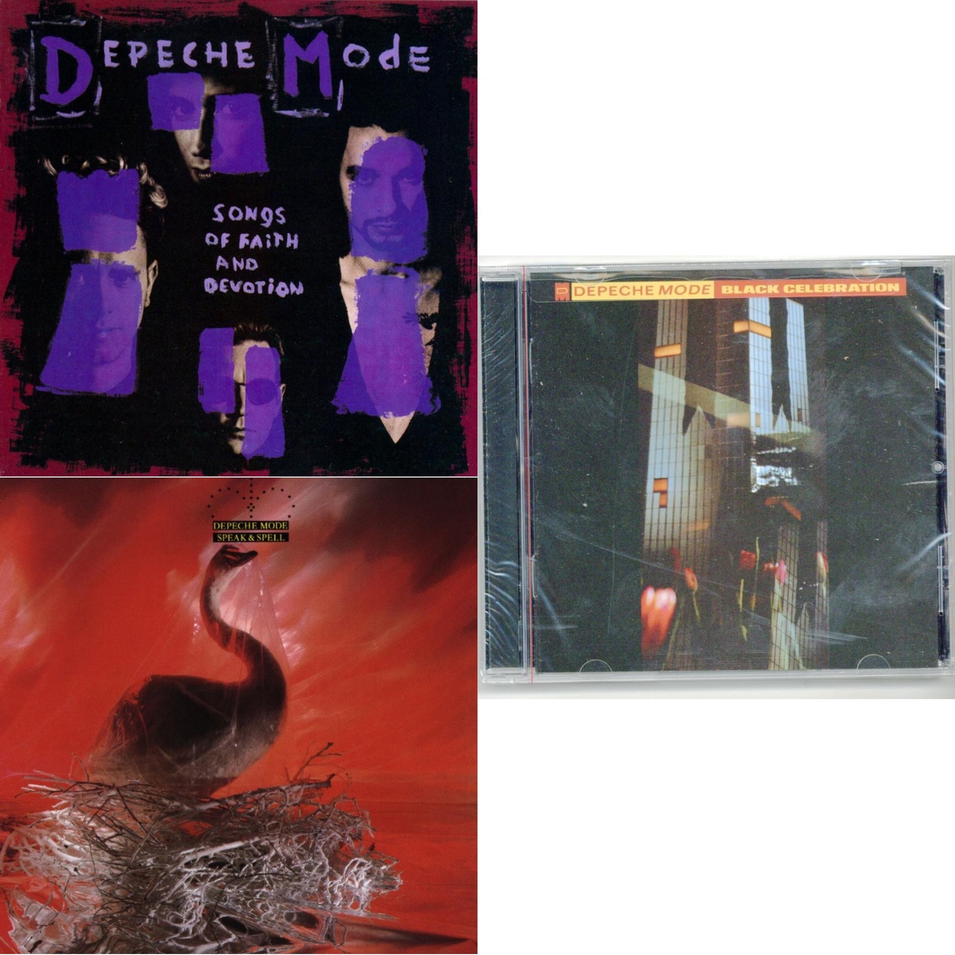 This is a 3 CD SKU bundle.
1.This CD is brand new.Format: CDMusic Style: Alternative RockThis item's title is: Songs Of Faith & DevotionArtist: Depeche ModeLabel: RHINO/WARNER BROS.Barcode: 081227934569Release Date: 6/16/2017
2.This CD is brand new.