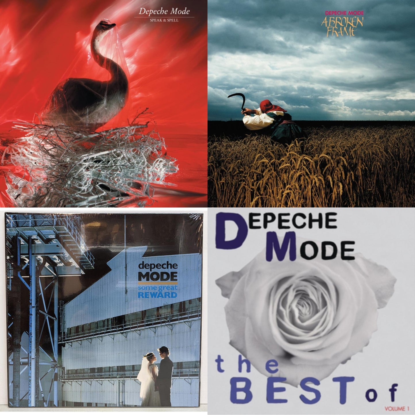 Speak & Spell & Broken Frame (180G) & Some Great Reward (180G/Gatefold) & Best Of Depeche Mode Vol.1