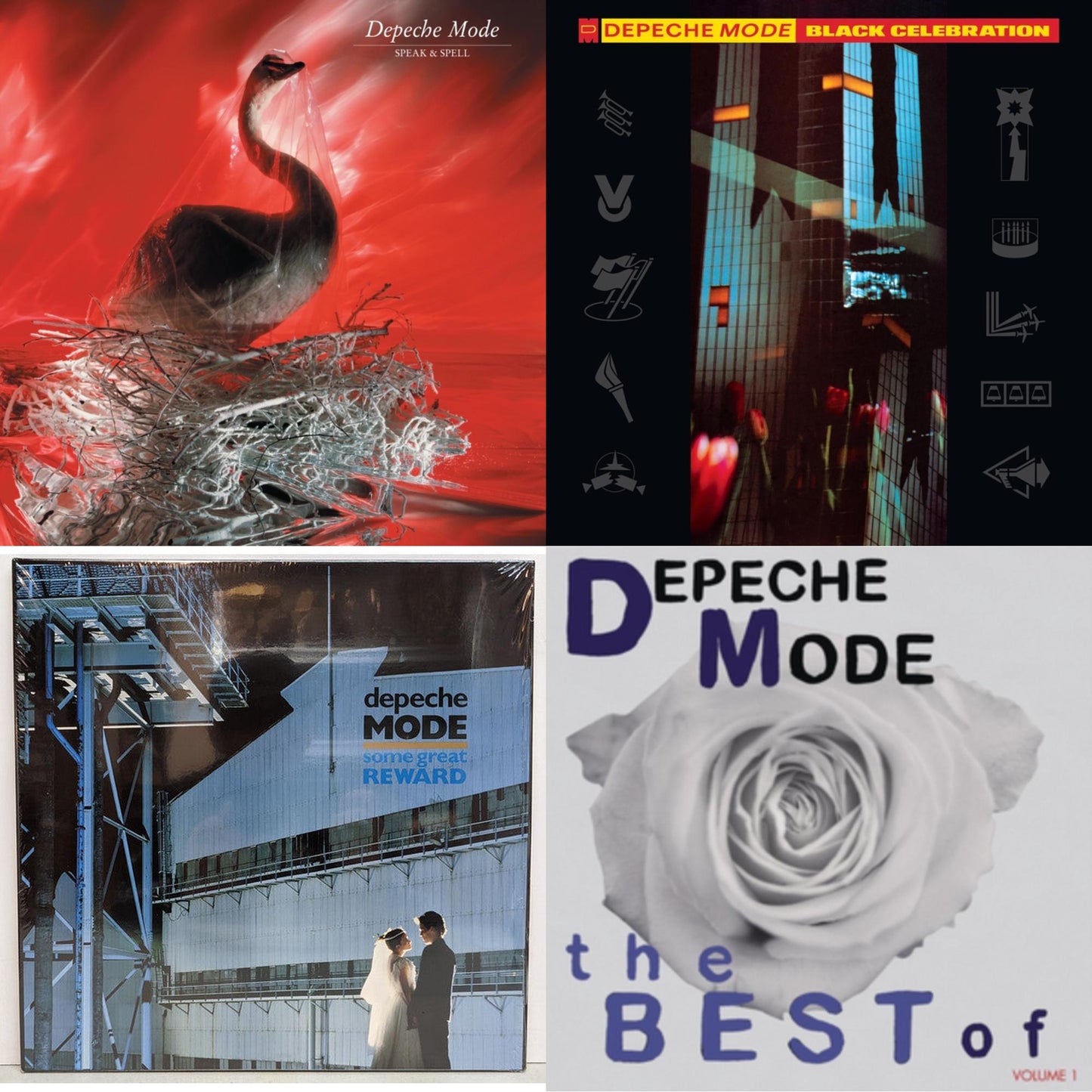 Speak & Spell & Black Celebration & Some Great Reward (180G/Gatefold) & Best Of Depeche Mode Vol.1