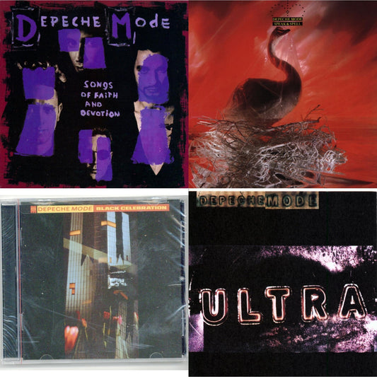 This is a 4 CD SKU bundle.
1.This CD is brand new.Format: CDMusic Style: Alternative RockThis item's title is: Songs Of Faith & DevotionArtist: Depeche ModeLabel: RHINO/WARNER BROS.Barcode: 081227934569Release Date: 6/16/2017
2.This CD is brand new.