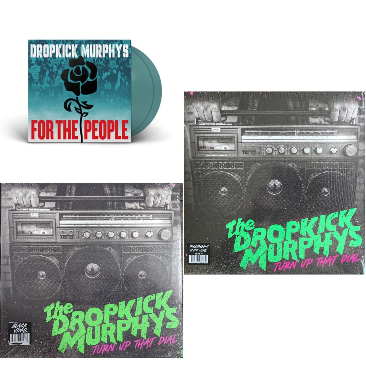 For The People (Jade Green Vinyl/2LP) (I) & Turn Up That Dial & Turn Up That Dial (Transparent Black/Smoke LP Vinyl)