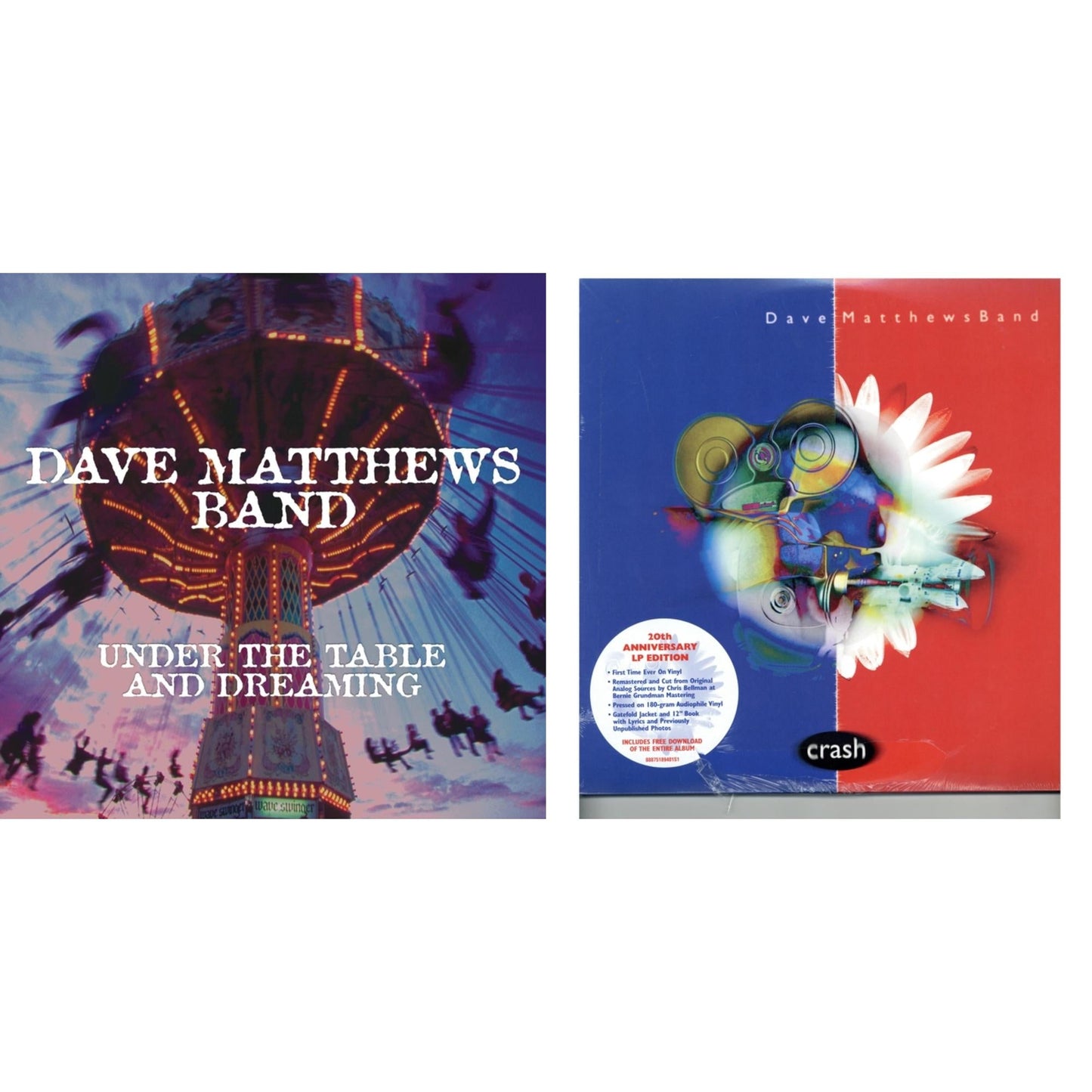 Under The Table And Dreaming (2 LP/150G/Dl Code) & Crash Anniversary Edition (2LP/180G/Dl Card/Deluxe LP/Gatefold)