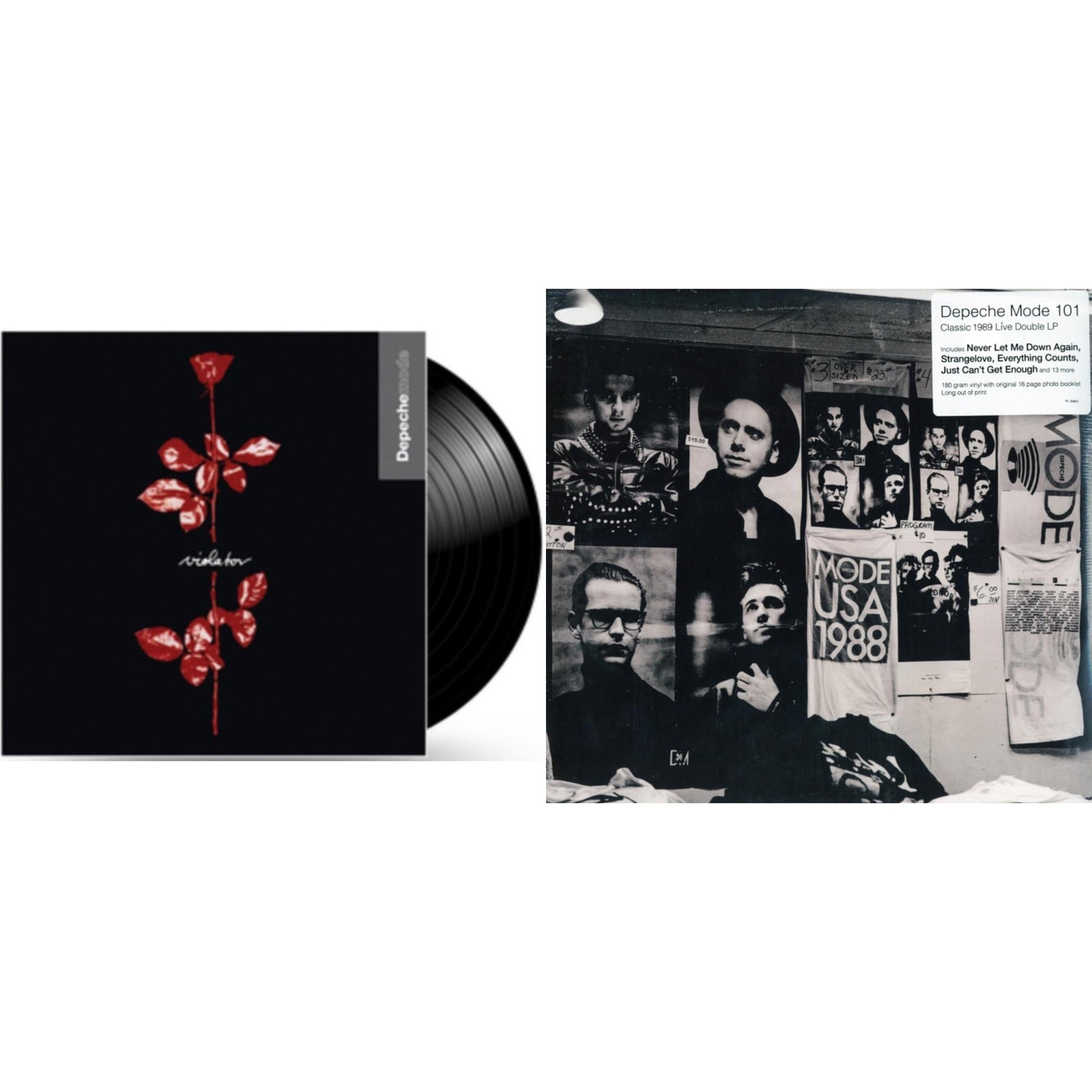 This is a 2 LP Vinyl SKU bundle.
1.This LP Vinyl is brand new.Format: LP VinylMusic Style: Synth-popThis item's title is: Violator (180G)Artist: Depeche ModeLabel: MUTE RECORDSBarcode: 889853367511Release Date: 10/14/2016
2.This LP Vinyl is brand new.