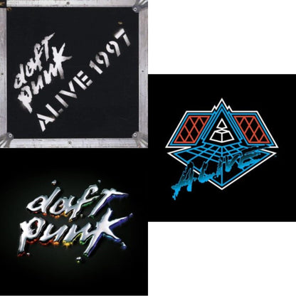 This is a 3 LP Vinyl SKU bundle.
1.This LP Vinyl is brand new.Format: LP VinylMusic Style: HouseThis item's title is: Alive 2007 (2LP)Artist: Daft PunkLabel: ADA (6)Barcode: 190296611964Release Date: 9/9/2022
2.This LP Vinyl is brand new.