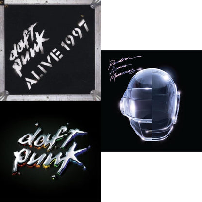 This is a 3 LP Vinyl SKU bundle.
1.This LP Vinyl is brand new.Format: LP VinylMusic Style: DiscoThis item's title is: DiscoveryArtist: Daft PunkLabel: DAFT LIFE LTD.Barcode: 190296617164Release Date: 2/18/2022
2.This LP Vinyl is brand new.