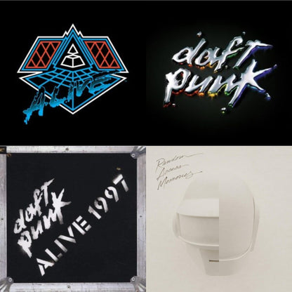 This is a 4 LP Vinyl SKU bundle.
1.This LP Vinyl is brand new.Format: LP VinylMusic Style: HouseThis item's title is: Alive 2007 (2LP)Artist: Daft PunkLabel: ADA (6)Barcode: 190296611964Release Date: 9/9/2022
2.This LP Vinyl is brand new.