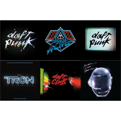 This is a 6 LP Vinyl SKU bundle.
1.This LP Vinyl is brand new.Format: LP VinylMusic Style: SoundtrackThis item's title is: Tron: Legacy Ost (2LP/180G)Artist: Daft PunkLabel: WALT DISNEY RECORDSBarcode: 050087239855Release Date: 8/21/2015
2.This LP Vinyl is brand new.