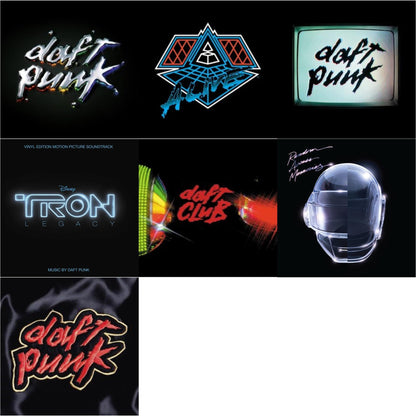 This is a 7 LP Vinyl SKU bundle.
1.This LP Vinyl is brand new.Format: LP VinylMusic Style: SoundtrackThis item's title is: Tron: Legacy Ost (2LP/180G)Artist: Daft PunkLabel: WALT DISNEY RECORDSBarcode: 050087239855Release Date: 8/21/2015
2.This LP Vinyl is brand new.