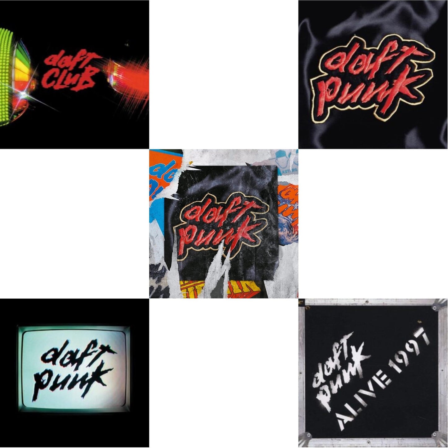 Daft Club (2LP) & Human After All (2LP) & Homework & Alive 1997 & Homework (Limited/2LP)
