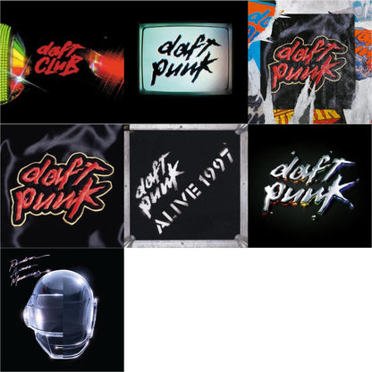 This is a 7 LP Vinyl SKU bundle.
1.This LP Vinyl is brand new.Format: LP VinylMusic Style: HouseThis item's title is: Daft Club (2LP)Artist: Daft PunkLabel: Rock/PopBarcode: 190296611865Release Date: 9/9/2022
2.This LP Vinyl is brand new.