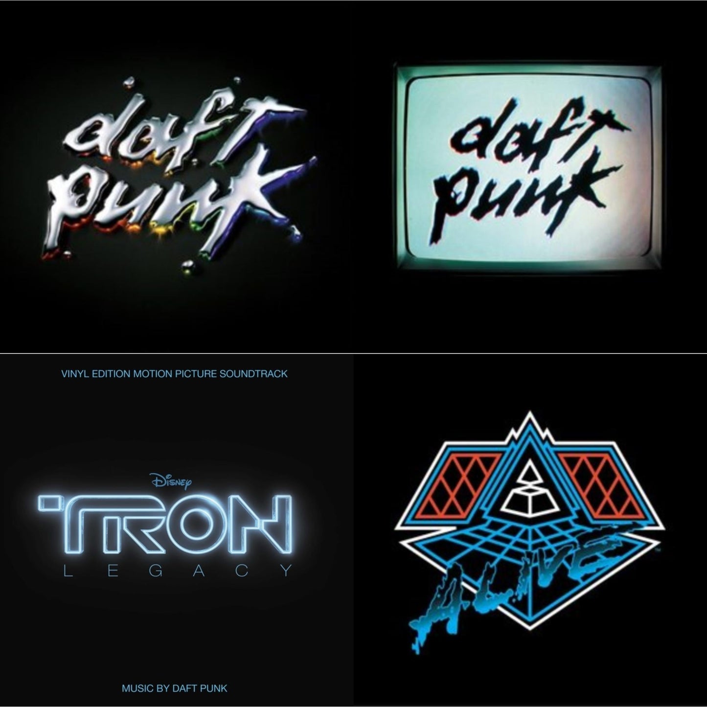 This is a 4 LP Vinyl SKU bundle.
1.This LP Vinyl is brand new.Format: LP VinylMusic Style: DiscoThis item's title is: DiscoveryArtist: Daft PunkLabel: DAFT LIFE LTD.Barcode: 190296617164Release Date: 2/18/2022
2.This LP Vinyl is brand new.