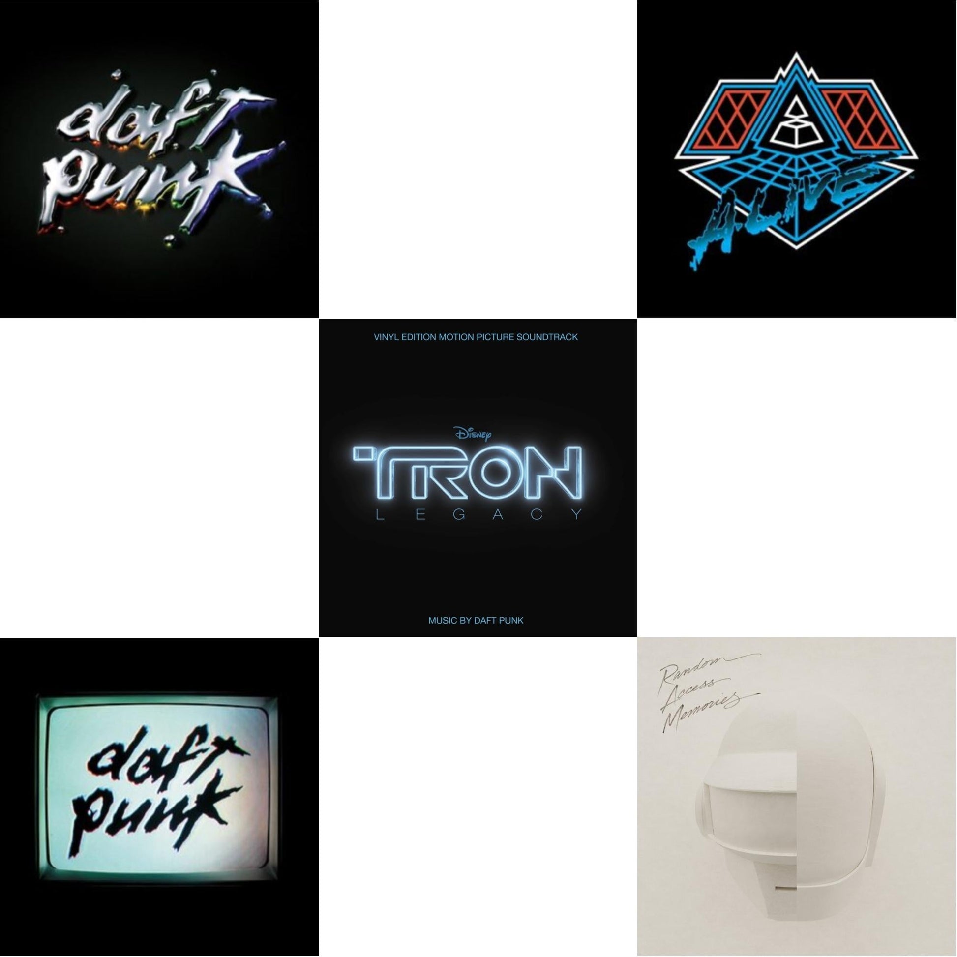 This is a 5 LP Vinyl SKU bundle.
1.This LP Vinyl is brand new.Format: LP VinylMusic Style: DiscoThis item's title is: DiscoveryArtist: Daft PunkLabel: DAFT LIFE LTD.Barcode: 190296617164Release Date: 2/18/2022
2.This LP Vinyl is brand new.