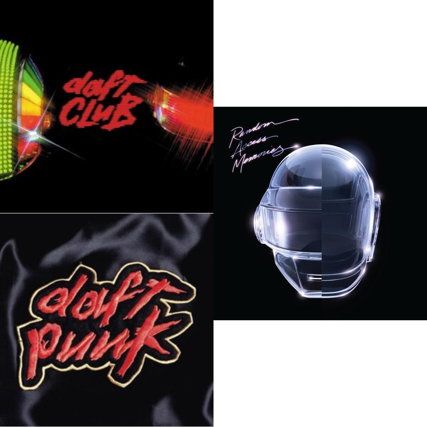 This is a 3 LP Vinyl SKU bundle.
1.This LP Vinyl is brand new.Format: LP VinylMusic Style: HouseThis item's title is: Daft Club (2LP)Artist: Daft PunkLabel: Rock/PopBarcode: 190296611865Release Date: 9/9/2022
2.This LP Vinyl is brand new.