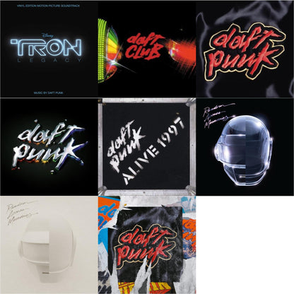 This is a 8 LP Vinyl SKU bundle.
1.This LP Vinyl is brand new.Format: LP VinylMusic Style: SoundtrackThis item's title is: Tron: Legacy Ost (2LP/180G)Artist: Daft PunkLabel: WALT DISNEY RECORDSBarcode: 050087239855Release Date: 8/21/2015
2.This LP Vinyl is brand new.