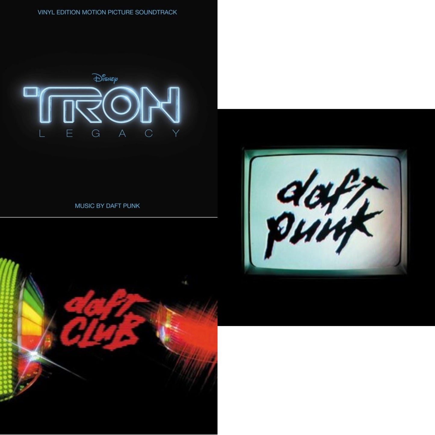 Tron: Legacy Ost (2LP/180G) & Daft Club (2LP) & Human After All (2LP)