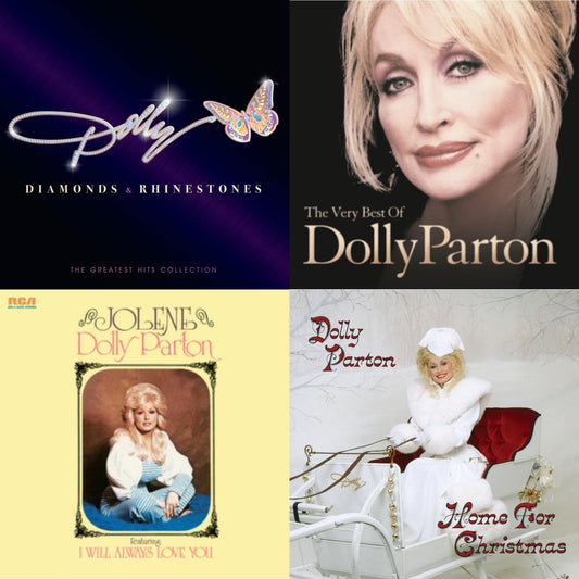 Jolene (140G/Dl Insert) & Very Best Of Dolly Parton (2LP) & Home For Christmas (140G) & Diamonds & Rhinestones: The Greatest Hits Collection (2LP)