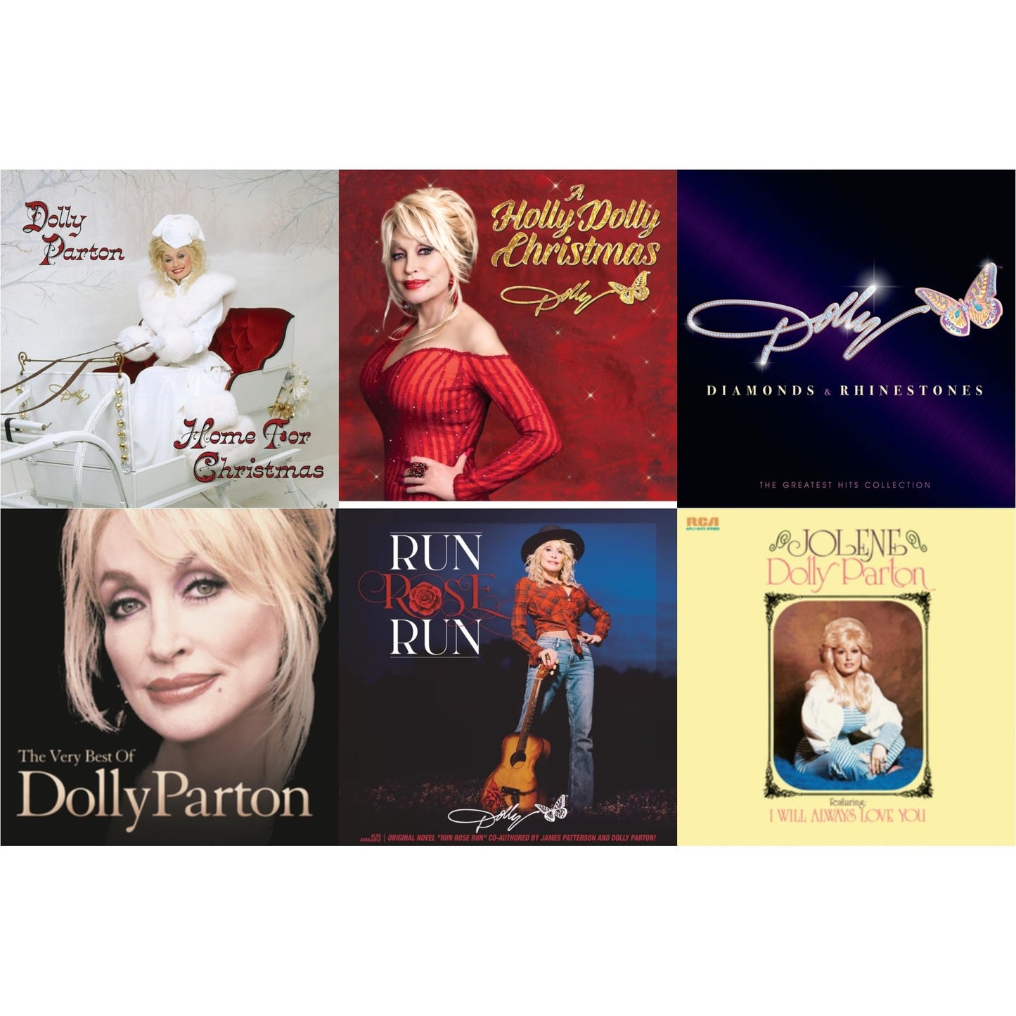 This is a 6 LP Vinyl SKU bundle.
1.This LP Vinyl is brand new.Format: LP VinylMusic Style: CountryThis item's title is: Holly Dolly Christmas (Ultimate Deluxe Edition)Artist: Dolly PartonLabel: WARNER RECORDSBarcode: 093624873174Release Date: 10/28/2022
2.This LP Vinyl is brand new.