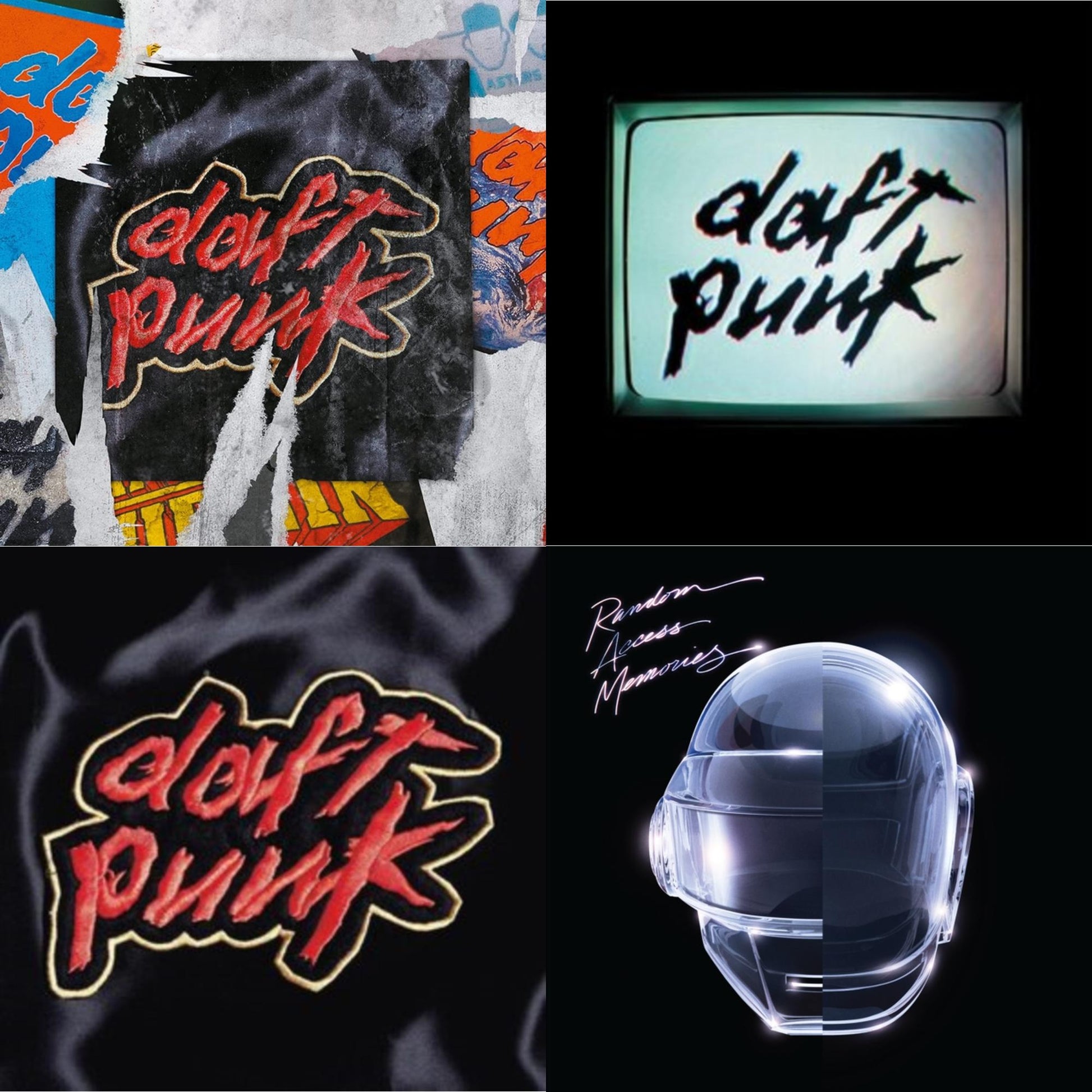 This is a 4 LP Vinyl SKU bundle.
1.This LP Vinyl is brand new.Format: LP VinylMusic Style: HouseThis item's title is: Human After All (2LP)Artist: Daft PunkLabel: ADA (6)Barcode: 190296611902Release Date: 9/9/2022
2.This LP Vinyl is brand new.