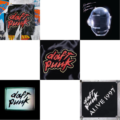 This is a 5 LP Vinyl SKU bundle.
1.This LP Vinyl is brand new.Format: LP VinylMusic Style: HouseThis item's title is: Human After All (2LP)Artist: Daft PunkLabel: ADA (6)Barcode: 190296611902Release Date: 9/9/2022
2.This LP Vinyl is brand new.