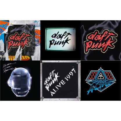 This is a 6 LP Vinyl SKU bundle.
1.This LP Vinyl is brand new.Format: LP VinylMusic Style: HouseThis item's title is: Human After All (2LP)Artist: Daft PunkLabel: ADA (6)Barcode: 190296611902Release Date: 9/9/2022
2.This LP Vinyl is brand new.