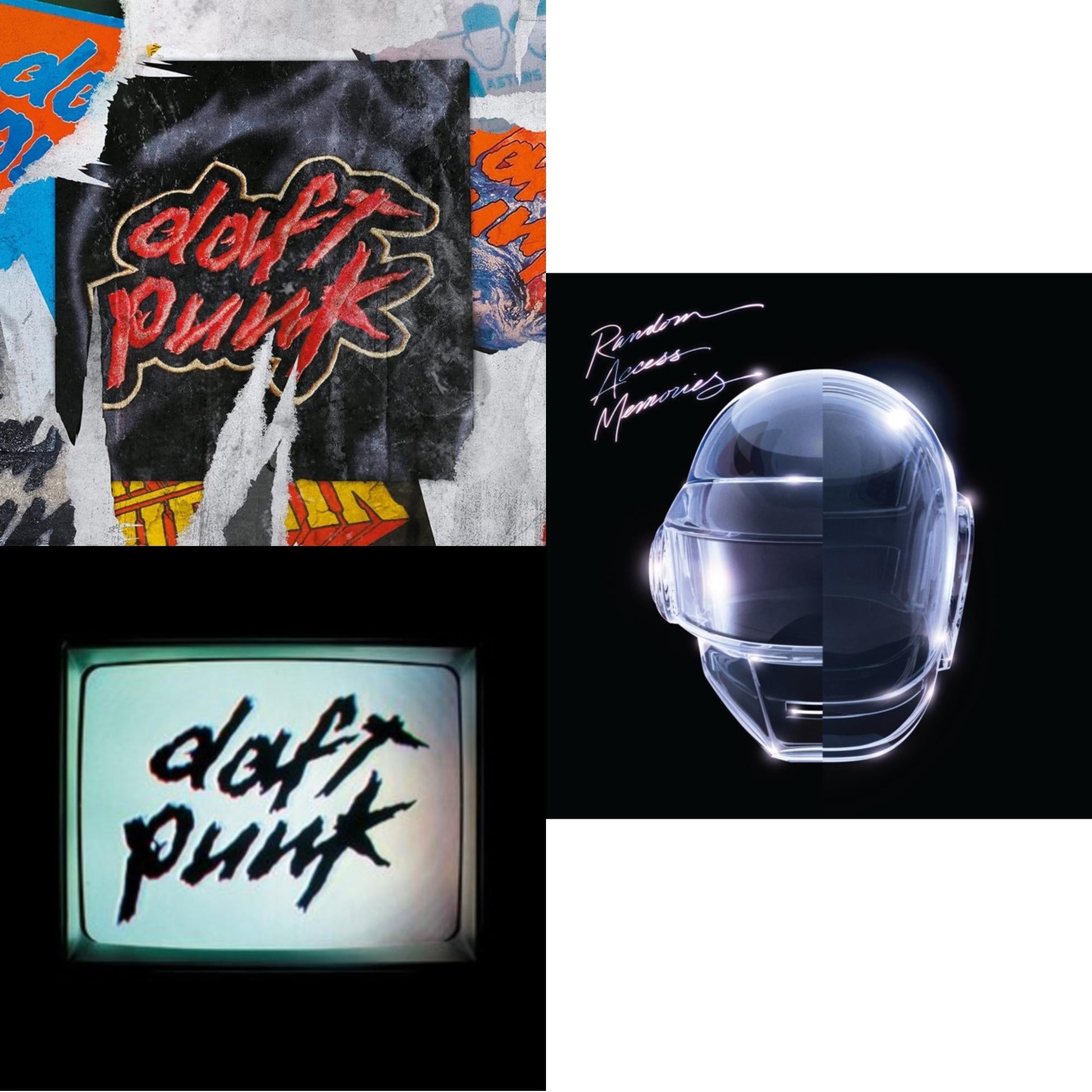 This is a 3 LP Vinyl SKU bundle.
1.This LP Vinyl is brand new.Format: LP VinylMusic Style: HouseThis item's title is: Human After All (2LP)Artist: Daft PunkLabel: ADA (6)Barcode: 190296611902Release Date: 9/9/2022
2.This LP Vinyl is brand new.
