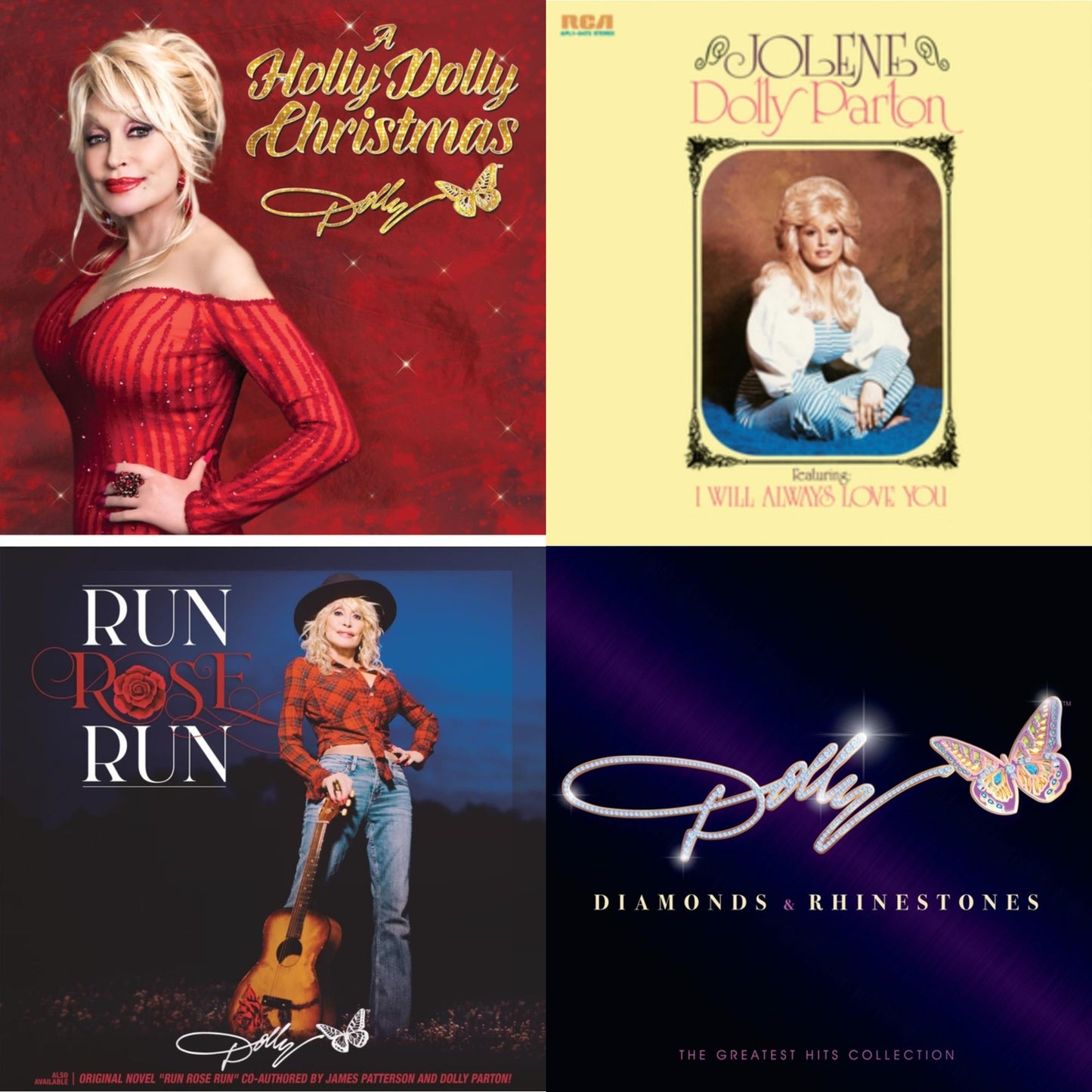 Holly Dolly Christmas (Ultimate Deluxe Edition) & Jolene (140G/Dl Insert) & Run Rose Run & Diamonds & Rhinestones: The Greatest Hits Collection (2LP)