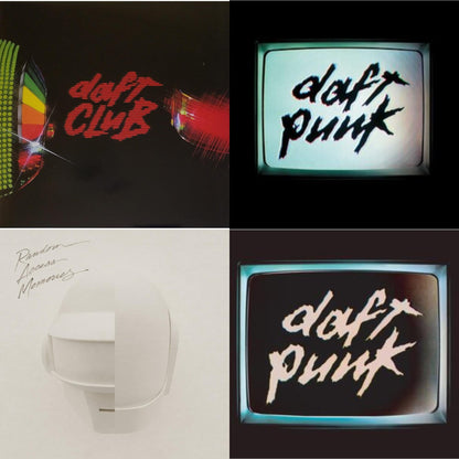 Daft Club (2LP) & Human After All (2LP) & Random Access Memories (Drumless Edition) (2LP/180G) & Human After All (Remixes) (2LP)