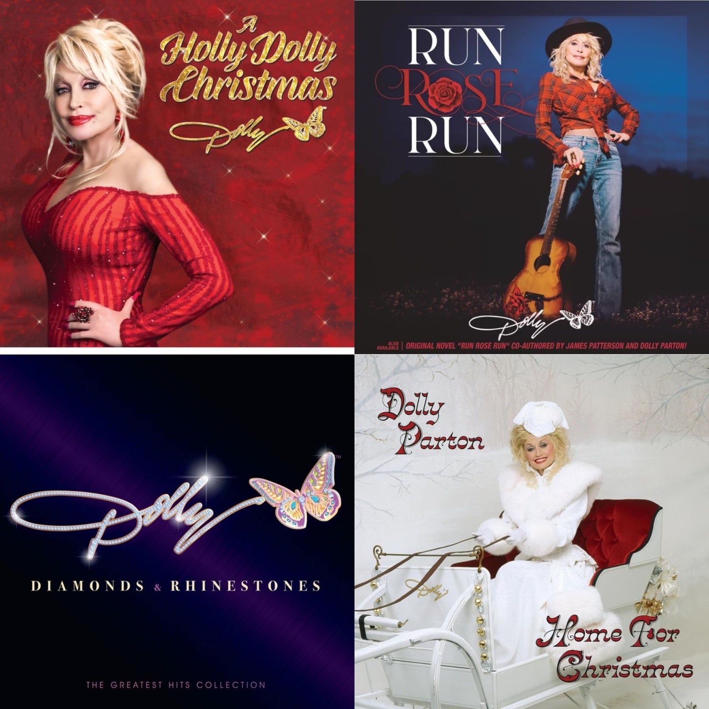 This is a 4 LP Vinyl SKU bundle.
1.This LP Vinyl is brand new.Format: LP VinylMusic Style: CountryThis item's title is: Holly Dolly Christmas (Ultimate Deluxe Edition)Artist: Dolly PartonLabel: WARNER RECORDSBarcode: 093624873174Release Date: 10/28/2022
2.This LP Vinyl is brand new.