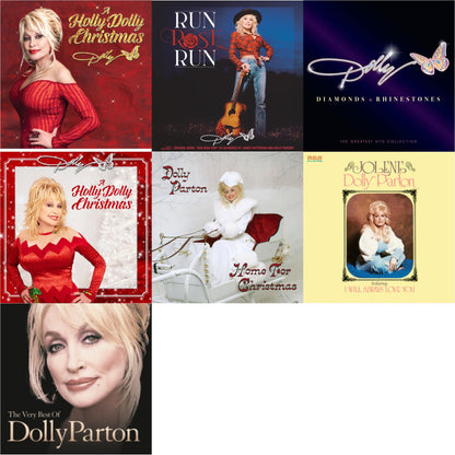 This is a 7 LP Vinyl SKU bundle.
1.This LP Vinyl is brand new.Format: LP VinylMusic Style: CountryThis item's title is: Holly Dolly Christmas (Ultimate Deluxe Edition)Artist: Dolly PartonLabel: WARNER RECORDSBarcode: 093624873174Release Date: 10/28/2022
2.This LP Vinyl is brand new.