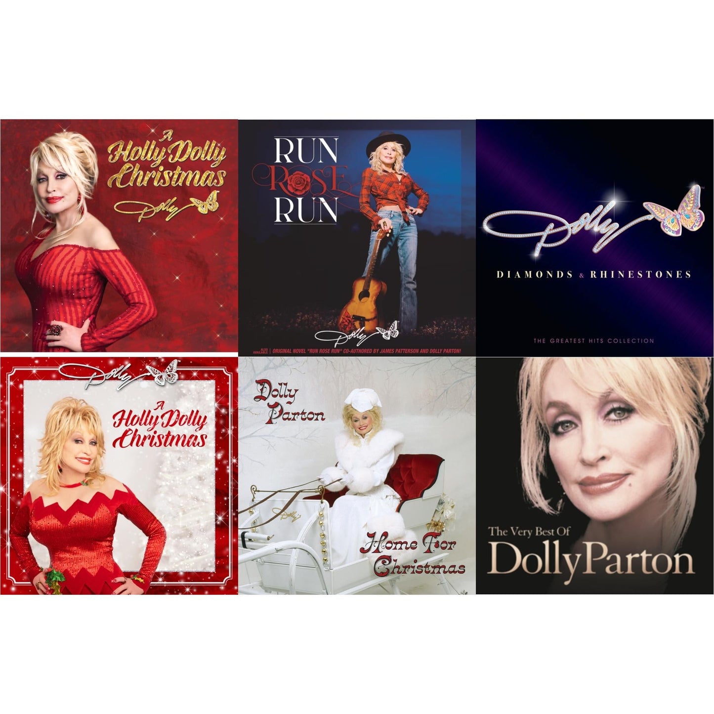 This is a 6 LP Vinyl SKU bundle.
1.This LP Vinyl is brand new.Format: LP VinylMusic Style: CountryThis item's title is: Holly Dolly Christmas (Ultimate Deluxe Edition)Artist: Dolly PartonLabel: WARNER RECORDSBarcode: 093624873174Release Date: 10/28/2022
2.This LP Vinyl is brand new.
