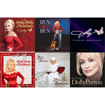 This is a 6 LP Vinyl SKU bundle.
1.This LP Vinyl is brand new.Format: LP VinylMusic Style: CountryThis item's title is: Holly Dolly Christmas (Ultimate Deluxe Edition)Artist: Dolly PartonLabel: WARNER RECORDSBarcode: 093624873174Release Date: 10/28/2022
2.This LP Vinyl is brand new.