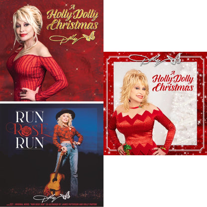 Holly Dolly Christmas (Ultimate Deluxe Edition) & Holly Dolly Christmas (Opaque Red LP Vinyl) & Run Rose Run