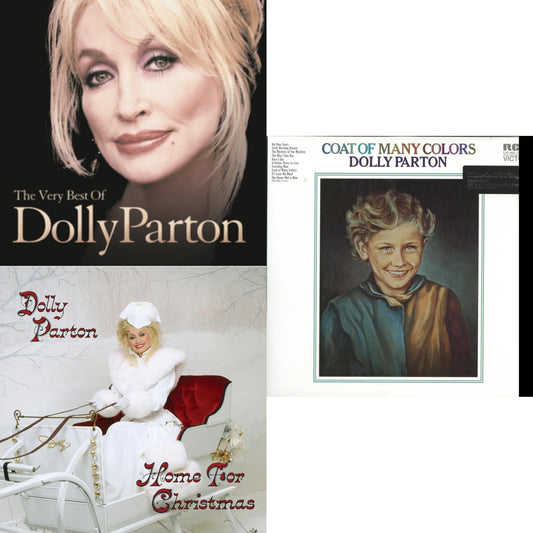 Very Best Of Dolly Parton (2LP) & Home For Christmas (140G) & Coat Of Many Colors (180G)