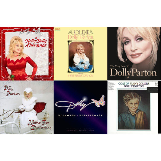 This is a 6 LP Vinyl SKU bundle.
1.This LP Vinyl is brand new.Format: LP VinylMusic Style: VocalThis item's title is: Holly Dolly Christmas (Opaque Red LP Vinyl)Artist: Dolly PartonLabel: 12TONE MUSICBarcode: 190296821790Release Date: 11/13/2020
2.This LP Vinyl is brand new.