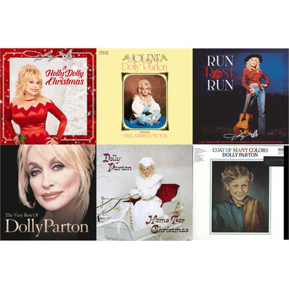 This is a 6 LP Vinyl SKU bundle.
1.This LP Vinyl is brand new.Format: LP VinylMusic Style: VocalThis item's title is: Holly Dolly Christmas (Opaque Red LP Vinyl)Artist: Dolly PartonLabel: 12TONE MUSICBarcode: 190296821790Release Date: 11/13/2020
2.This LP Vinyl is brand new.