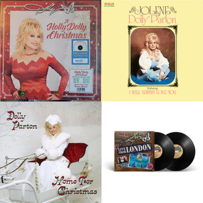 Holly Dolly Christmas (Opaque Red LP Vinyl) & Jolene (140G/Dl Insert) & Home For Christmas (140G) & Dolly: Live From London (2LP)