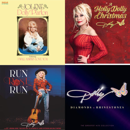 Dolly Parton - Holly Dolly Christmas (Ultimate Deluxe Edition) & Jolene (140G/Dl Insert) & Run Rose Run & Diamonds & Rhinestones: The Greatest Hits Collection (2LP)