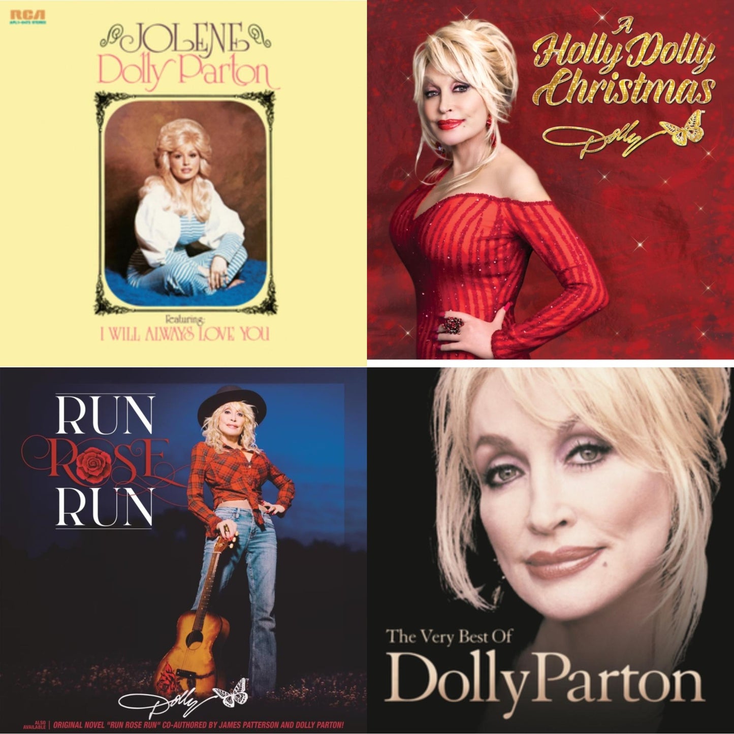 This is a 4 LP Vinyl SKU bundle.
1.This LP Vinyl is brand new.Format: LP VinylMusic Style: CountryThis item's title is: Holly Dolly Christmas (Ultimate Deluxe Edition)Artist: Dolly PartonLabel: WARNER RECORDSBarcode: 093624873174Release Date: 10/28/2022
2.This LP Vinyl is brand new.