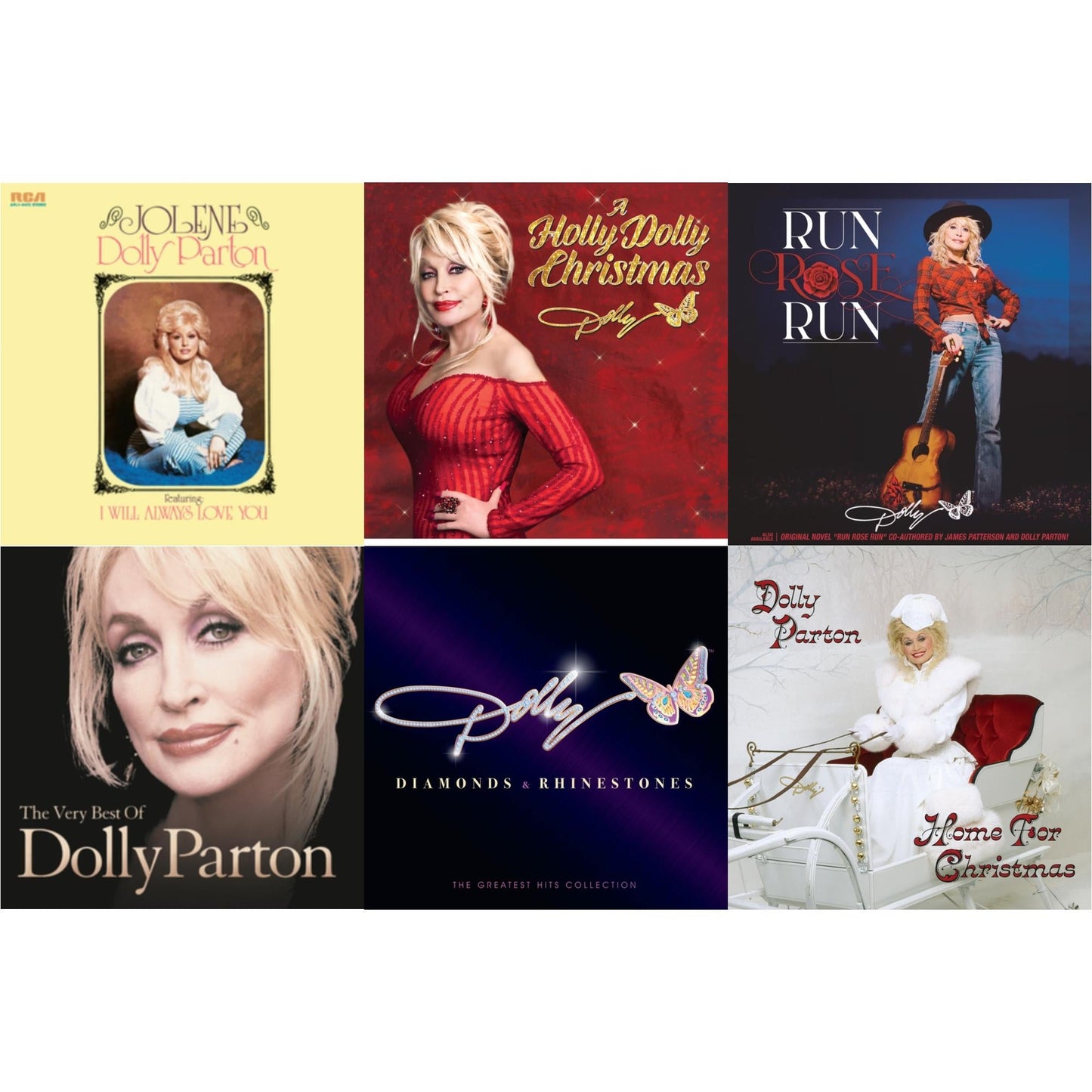 This is a 6 LP Vinyl SKU bundle.
1.This LP Vinyl is brand new.Format: LP VinylMusic Style: CountryThis item's title is: Holly Dolly Christmas (Ultimate Deluxe Edition)Artist: Dolly PartonLabel: WARNER RECORDSBarcode: 093624873174Release Date: 10/28/2022
2.This LP Vinyl is brand new.